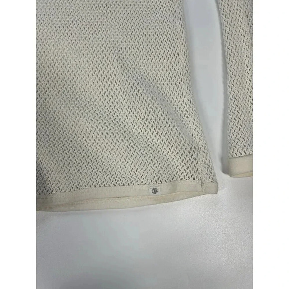 Element Sweater Top Womens Small Open Knit White Outdoor Gorpcore Boho - Picture 2 of 7
